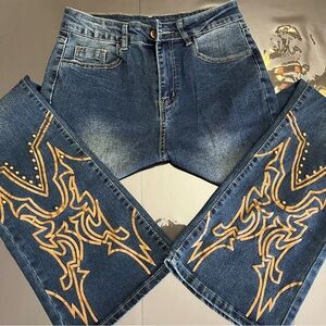 Women’s Dark Blue Boot Cut Jeans